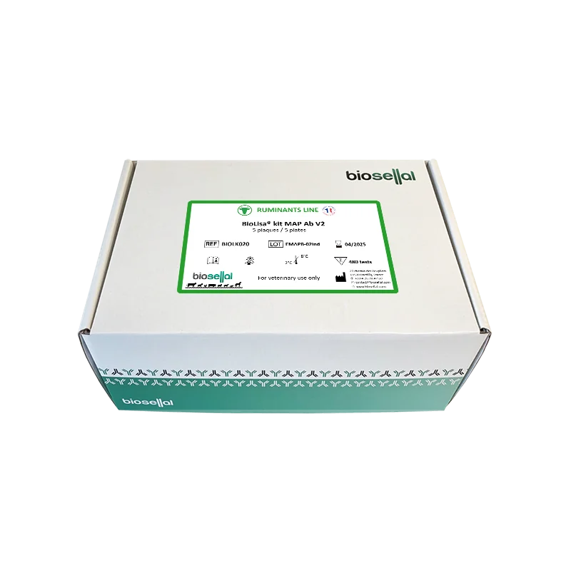 Kit ELISA Paratuberculose - Biolisa® Kit MAP Ab V2