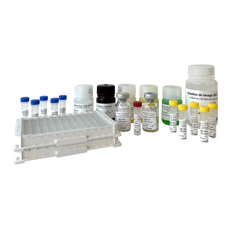 Kit ELISA Grippe A Milk - BioLisa® kit Influenza A blocking Ab Milk Kit ELISA Grippe A Milk - BioLisa® kit Influenza A blocking Ab Milk