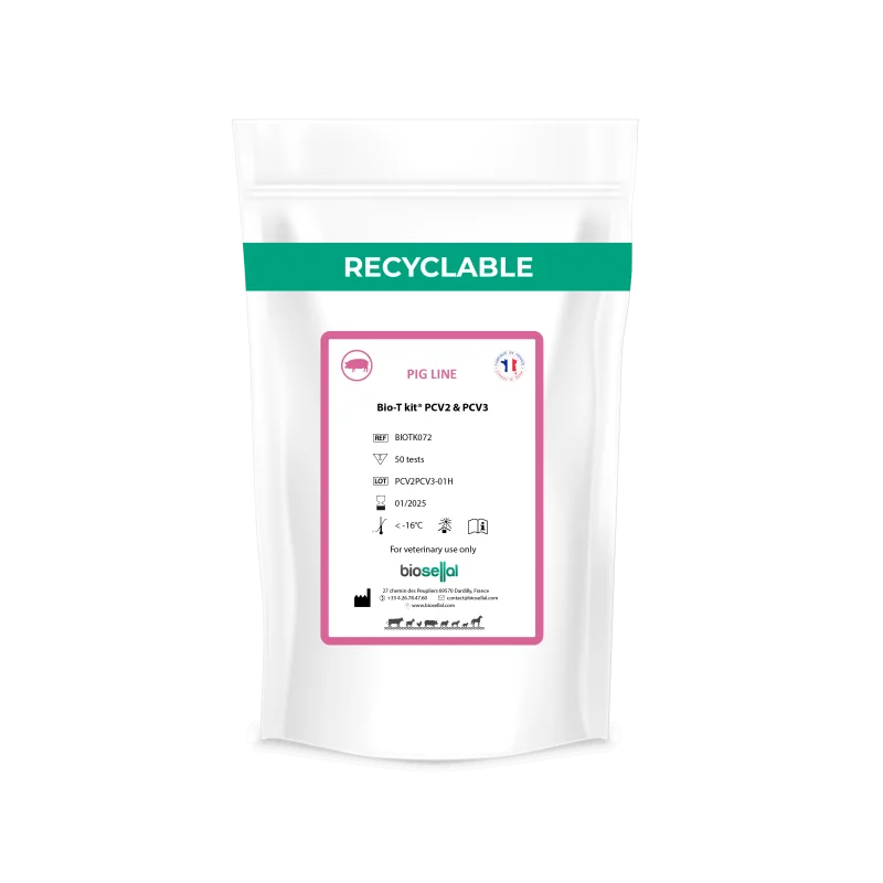 Kit PCR Circovirus Porcin 2 et 3 (PCV) - Bio-T Kit® PCV2 & PCV3