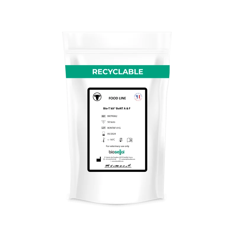 Kit PCR Neurotoxines Botuliques A & F - Bio-T kit® BoNT A & F