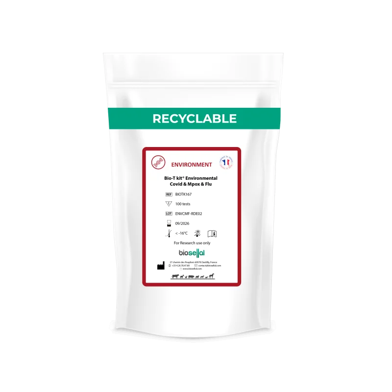 Covid, Mpox & Flu PCR Kit - Bio-T kit® Environmental Covid, Mpox & Flu PCR Kit - Bio-T kit® Environmental