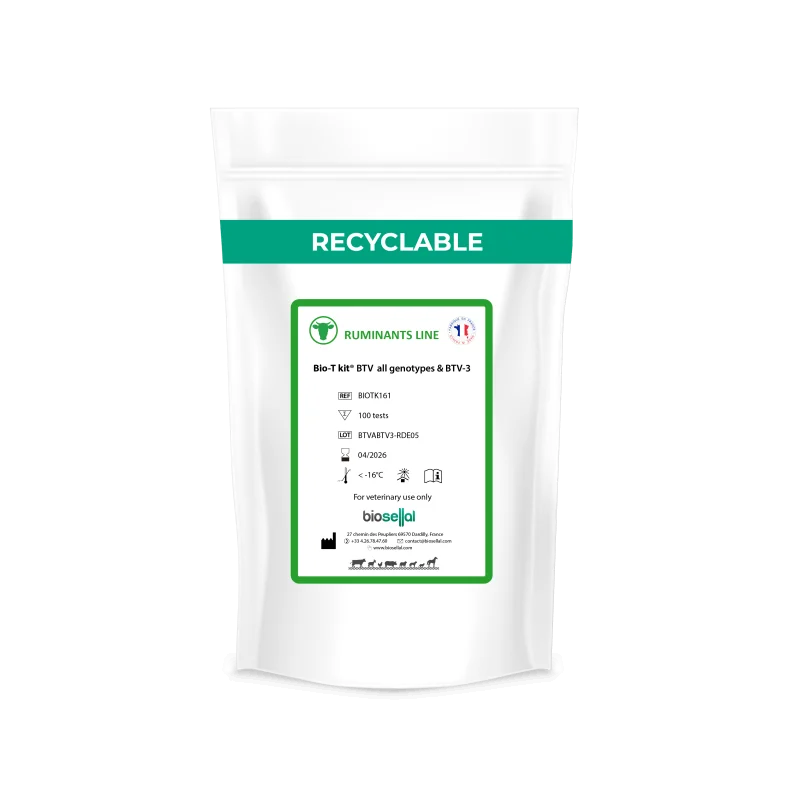 PCR Kit BTV all & BTV-3 - Bio-T kit® BTV all genotypes & BTV-3 PCR Kit BTV all & BTV-3 - Bio-T kit® BTV all genotypes & BTV-3