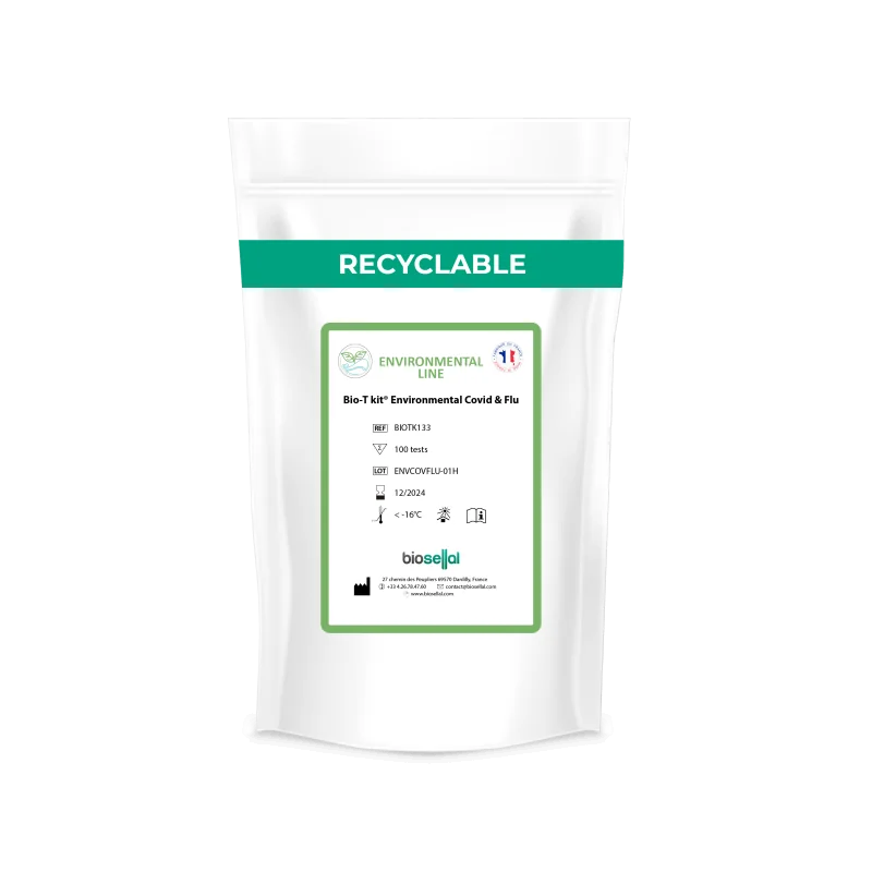 Covid & Influenza PCR Kit - Bio-T Kit® Environmental Covid & Flu Covid & Influenza PCR Kit - Bio-T Kit® Environmental Covid & Flu